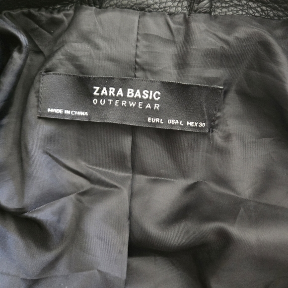 Zara Pleather woman's Jacket - Picture 6 of 6